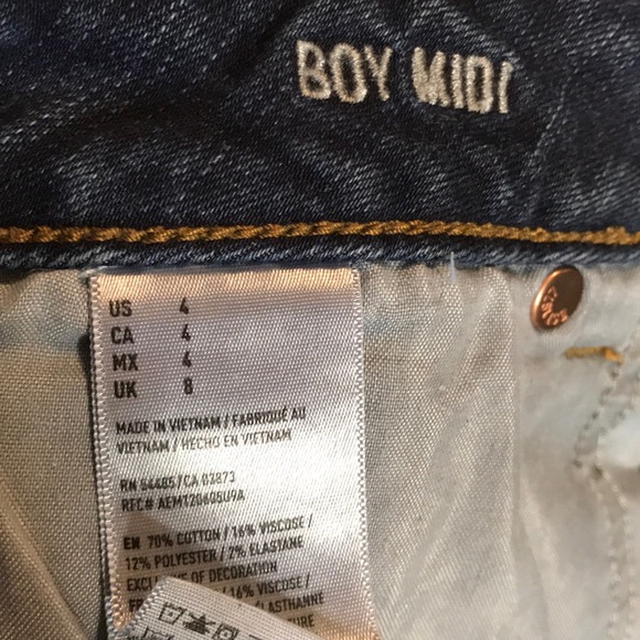 American Eagle low rise jean shorts - Picture 2 of 3